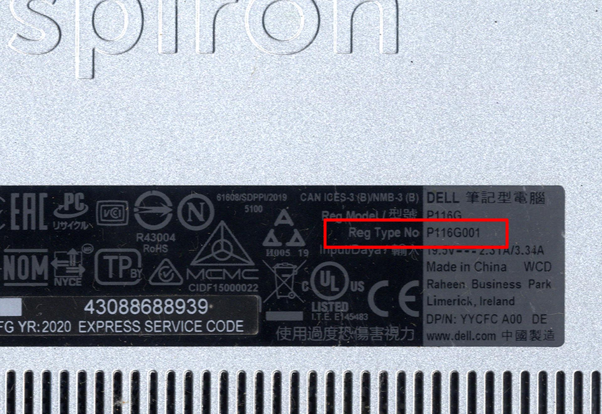 cách xem model laptop