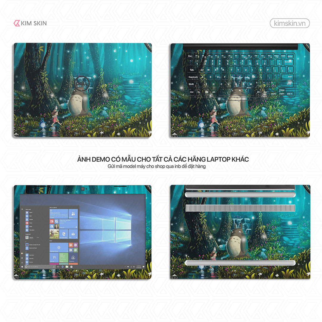 Miếng dán Laptop Totoro Amh 038