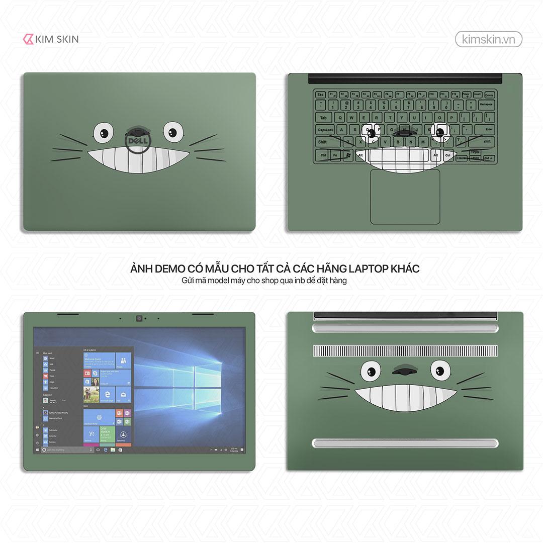 Decal dán Laptop Totoro Amh 045