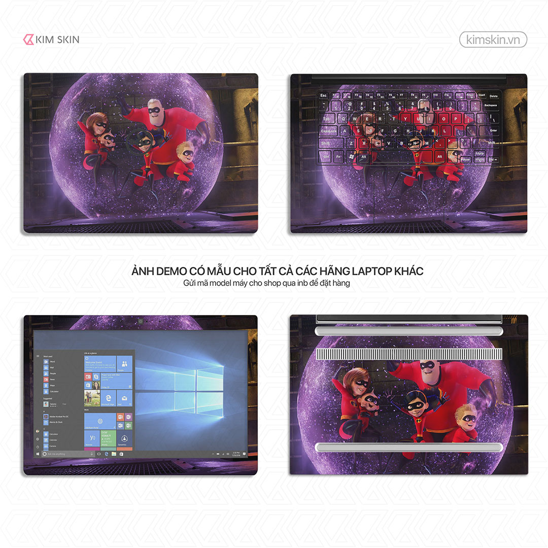 Miếng dán Laptop Amh 078