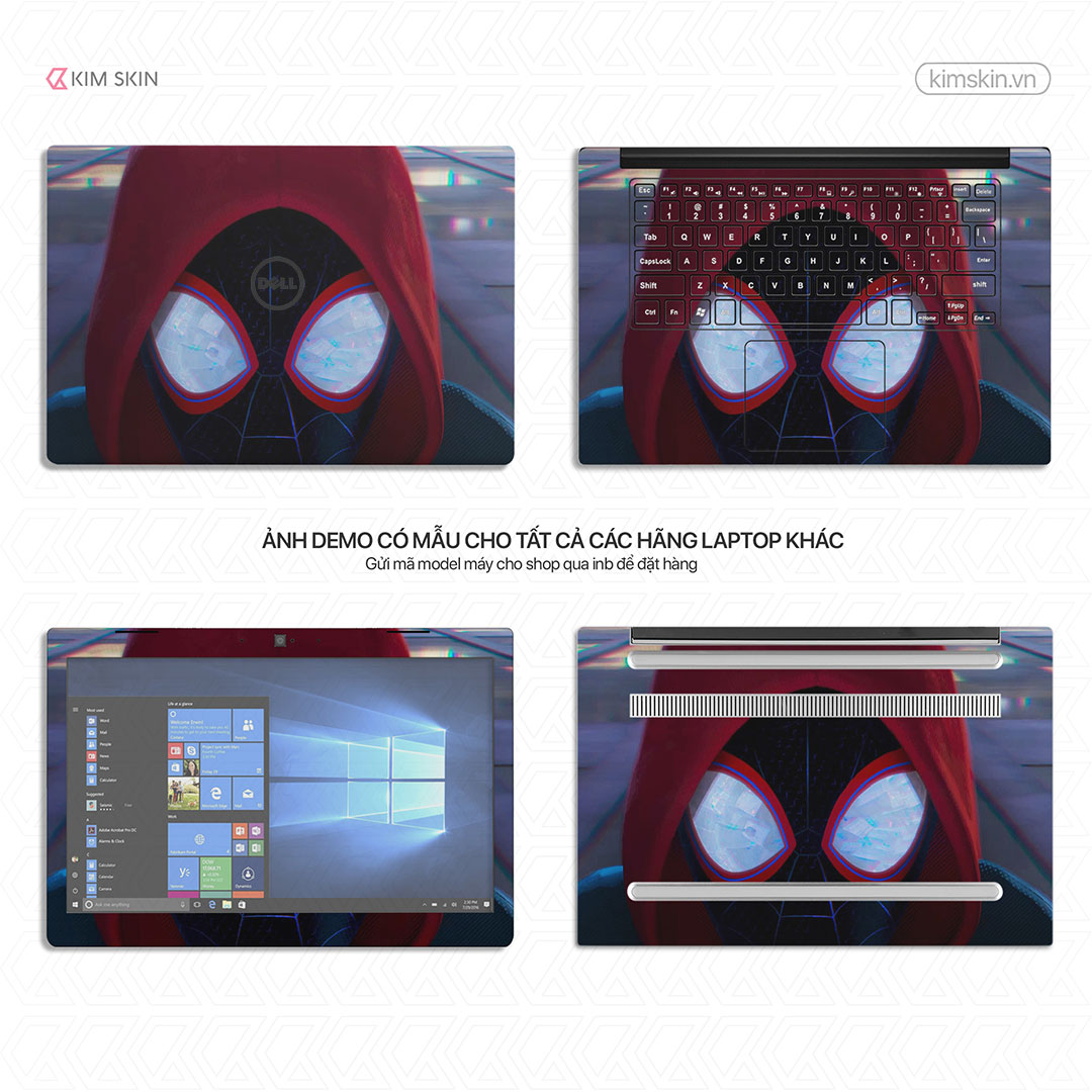 Decal dán Laptop Spider Man Amh 092