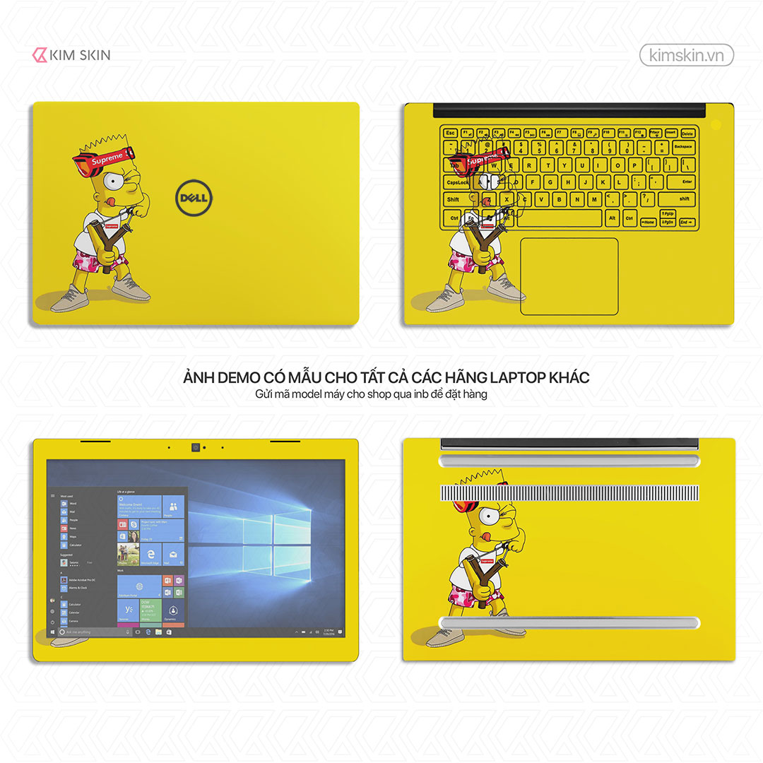 Miếng dán Laptop Simpsons Amh 098