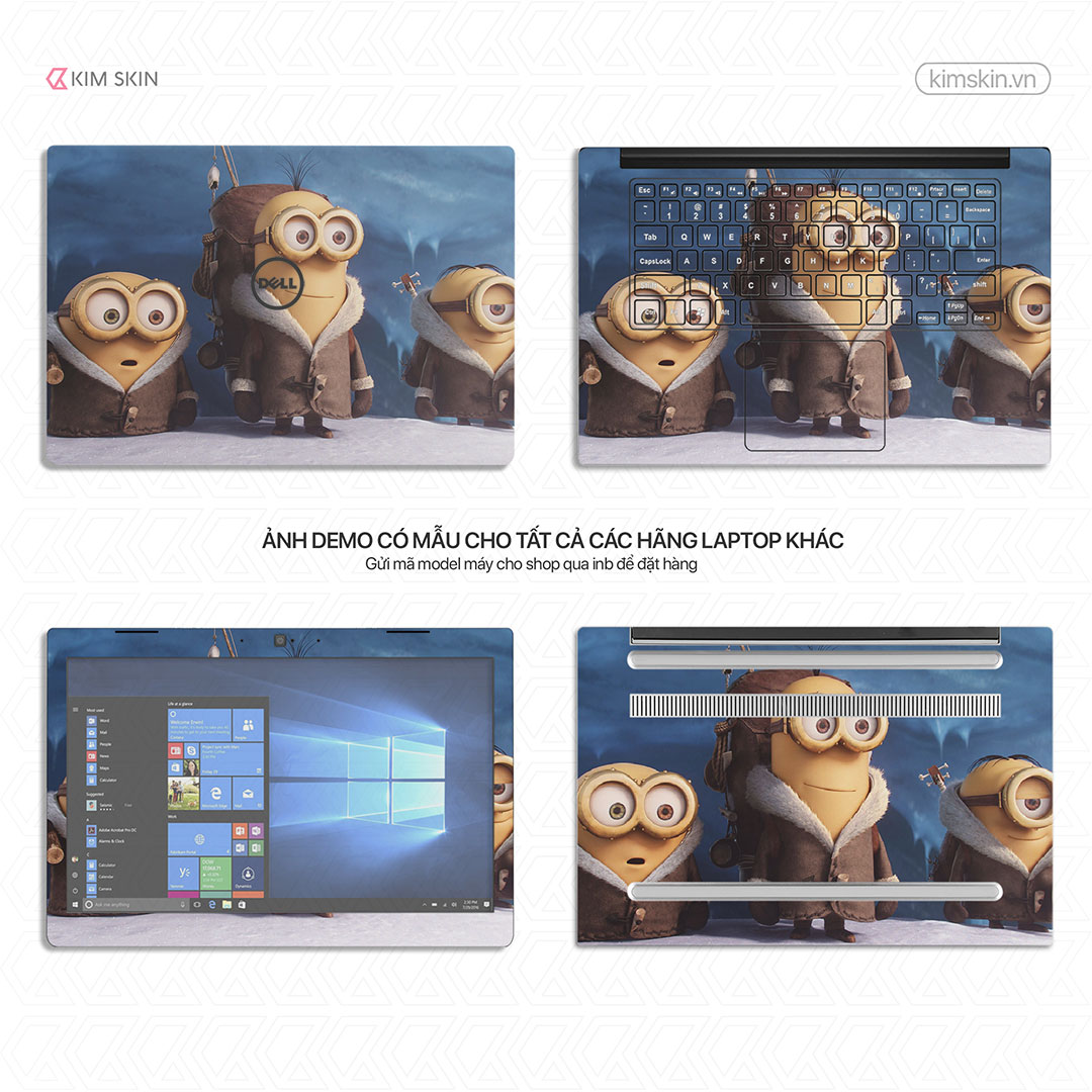 Miếng dán Laptop Minions Amh 102
