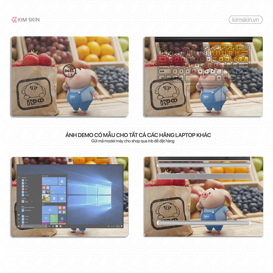 Dán decal Laptop Amh 123