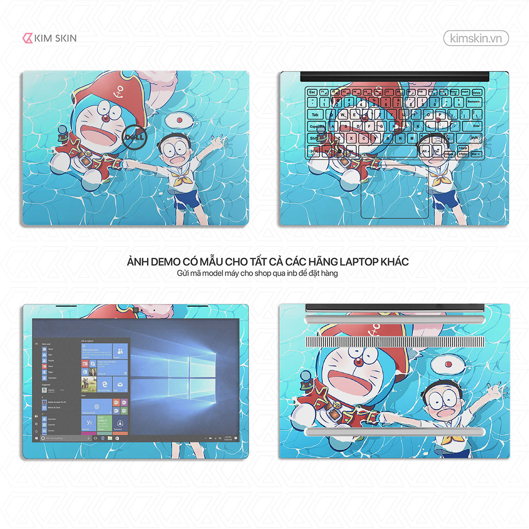 Decal dán Laptop Doraemon Amh 146