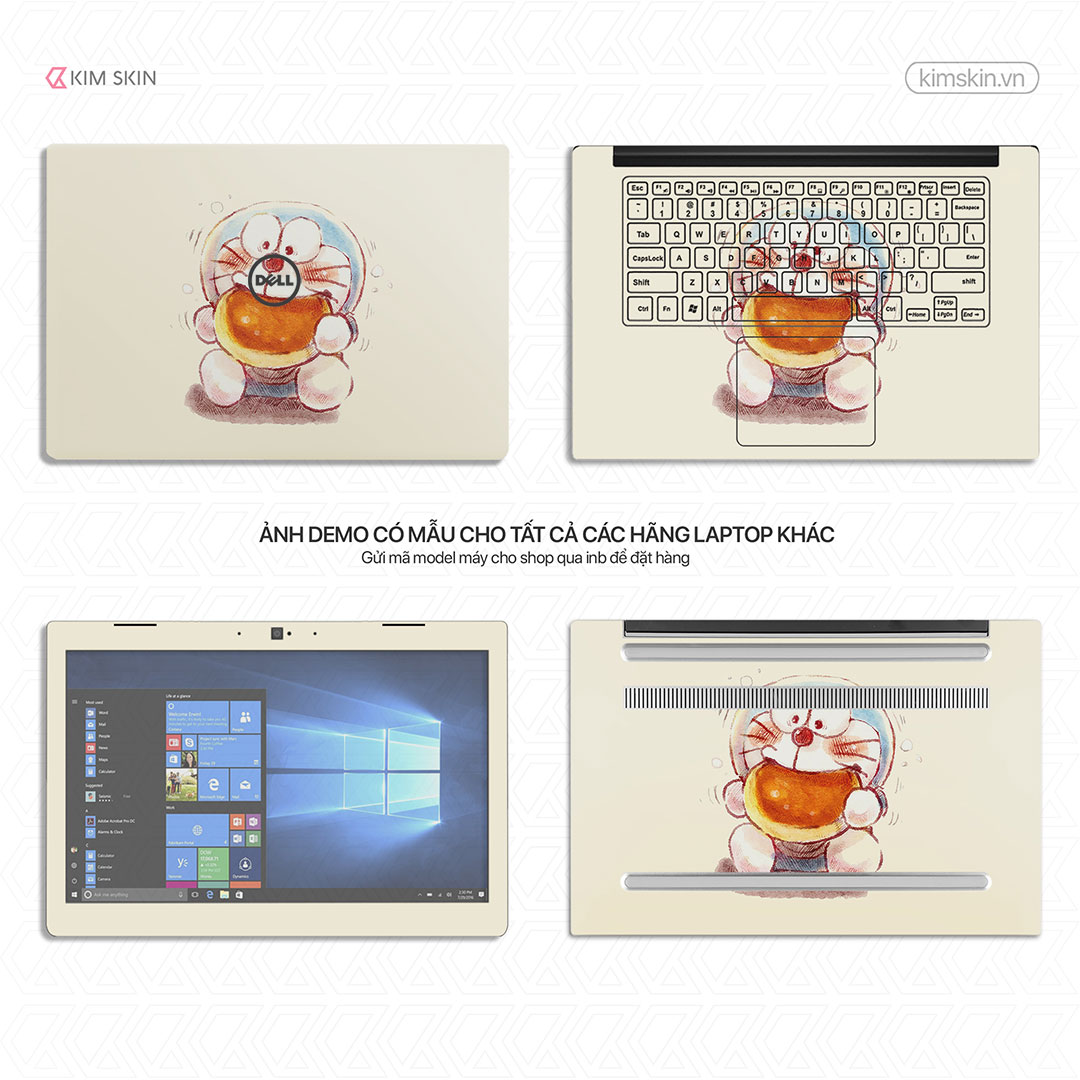 Miếng dán Laptop Doraemon Amh 148