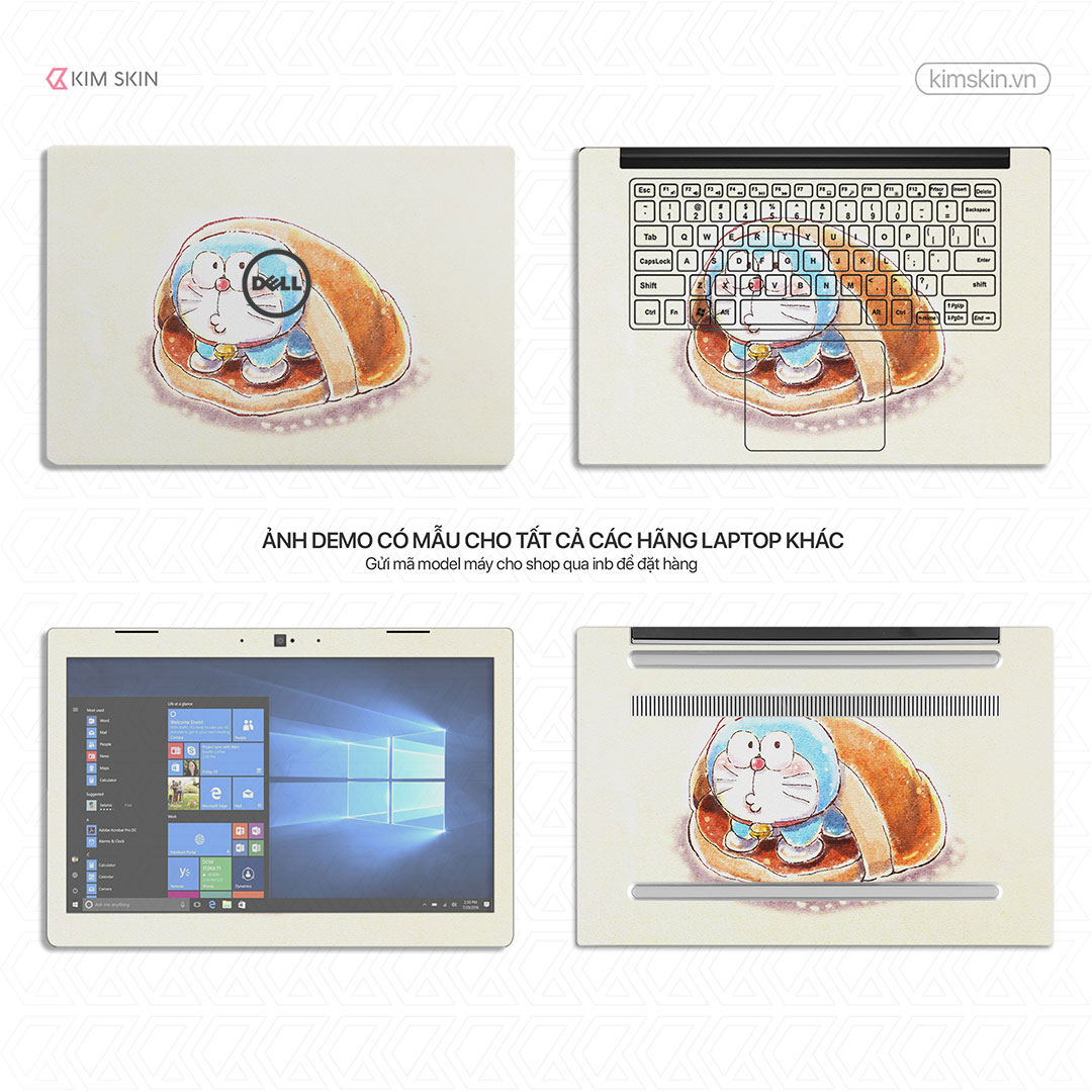 Dán decal Laptop Doraemon Amh 160