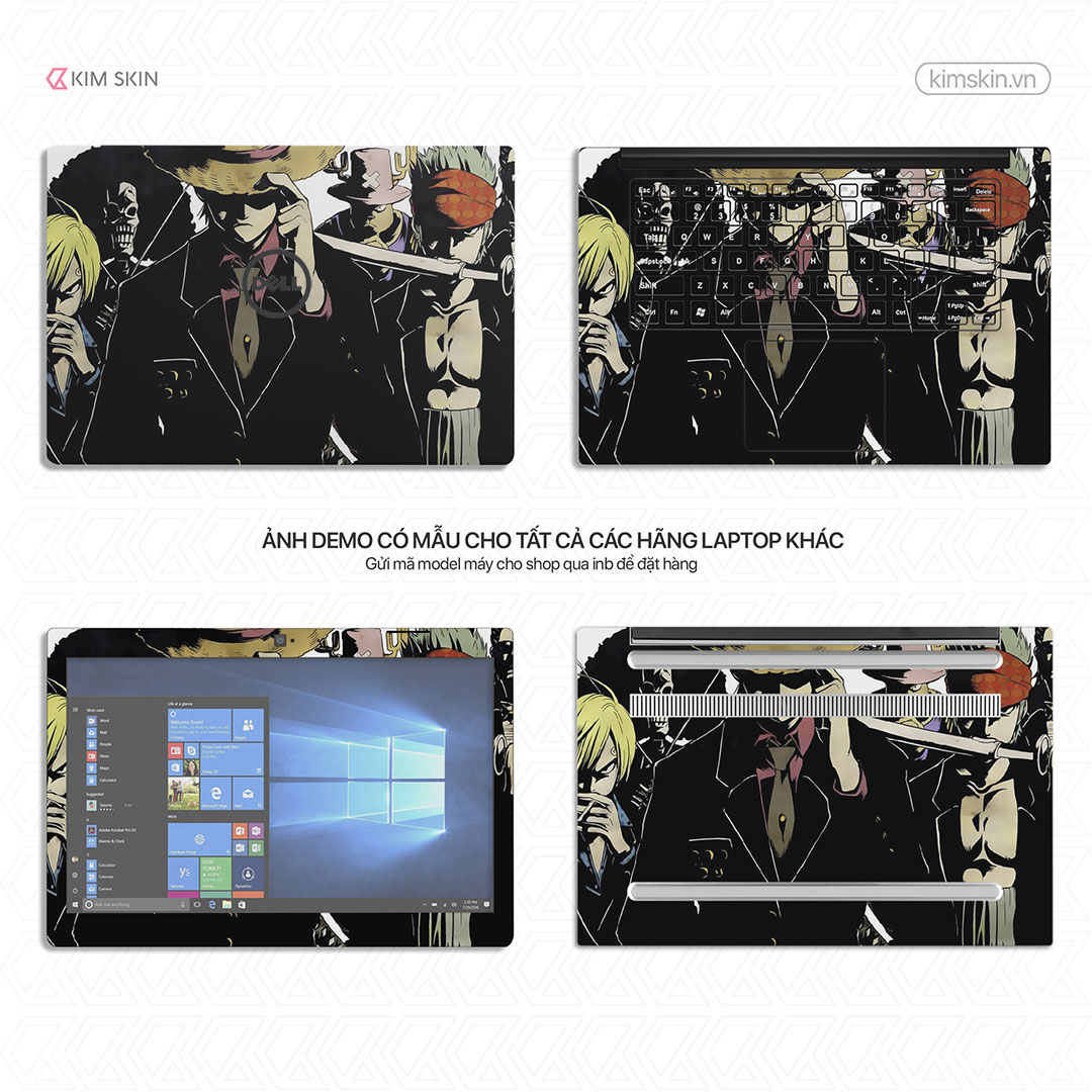 Decal dán Laptop One Piece Amh 161