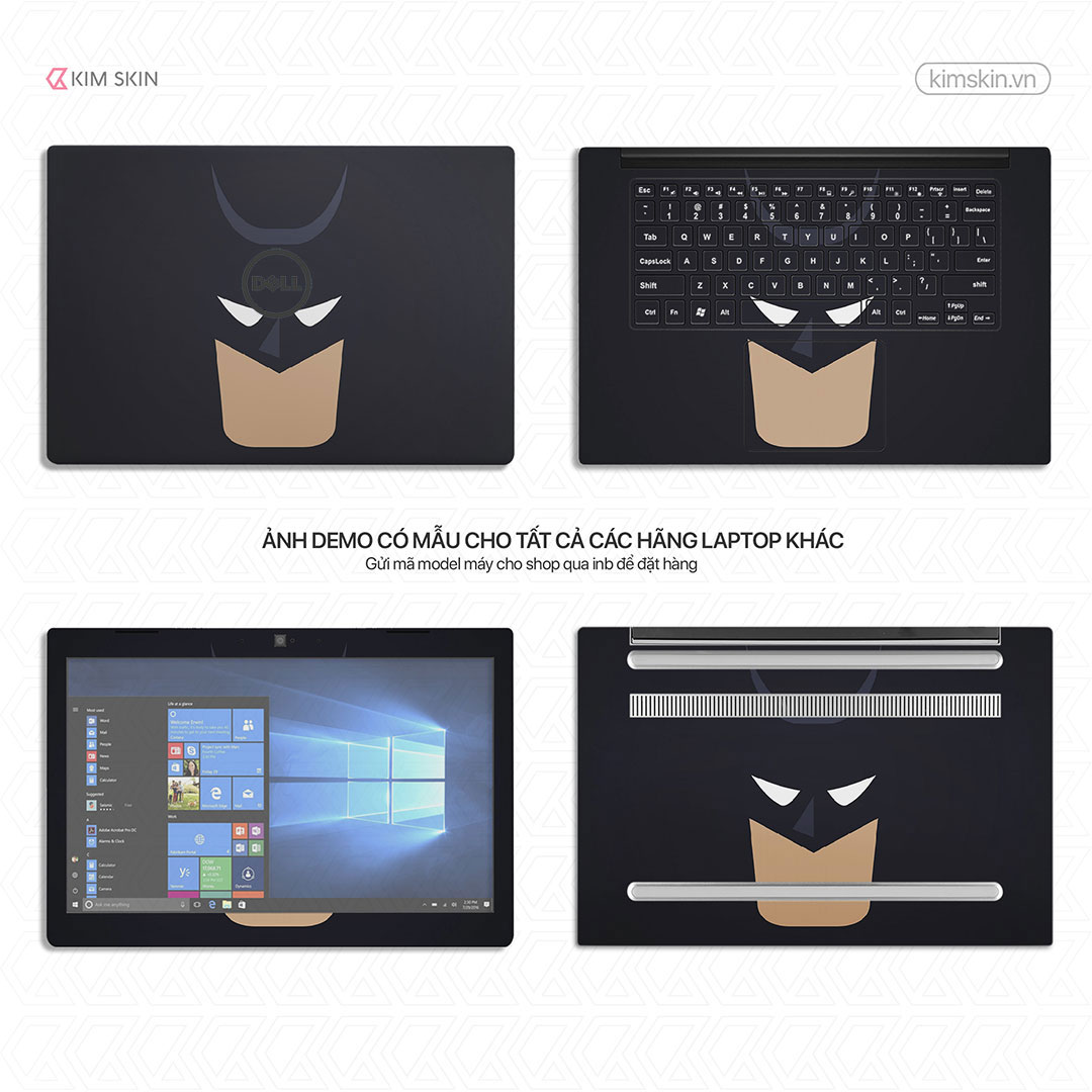 Decal dán Laptop Batman Amh 202