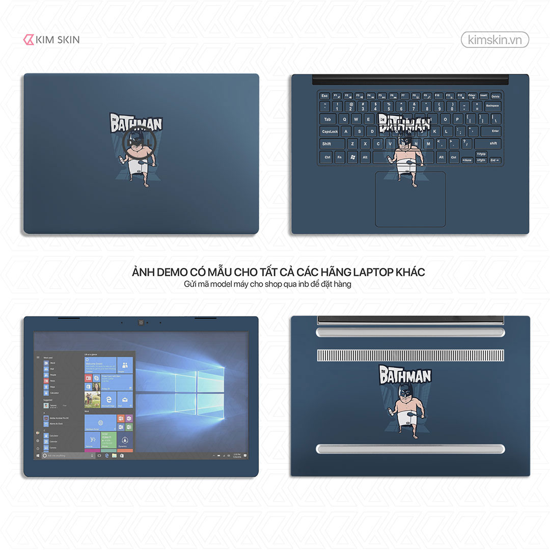 Dán decal Laptop Batman Amh 204