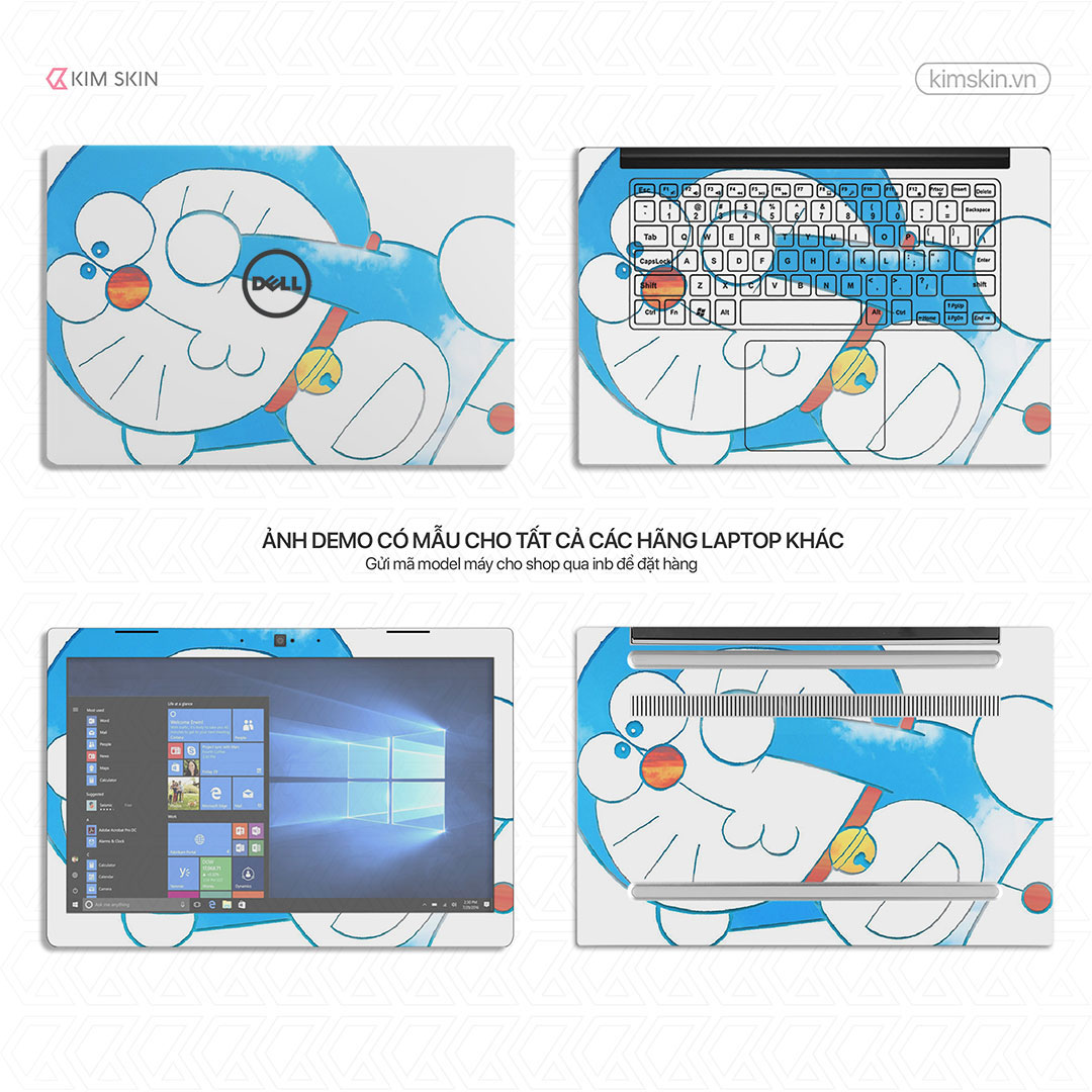 Miếng dán Laptop Doraemon Amh 206