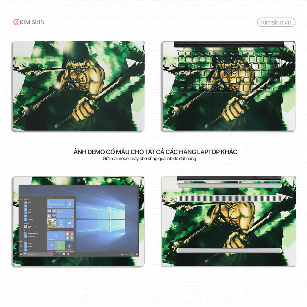 Decal Laptop Zoro Amh 223
