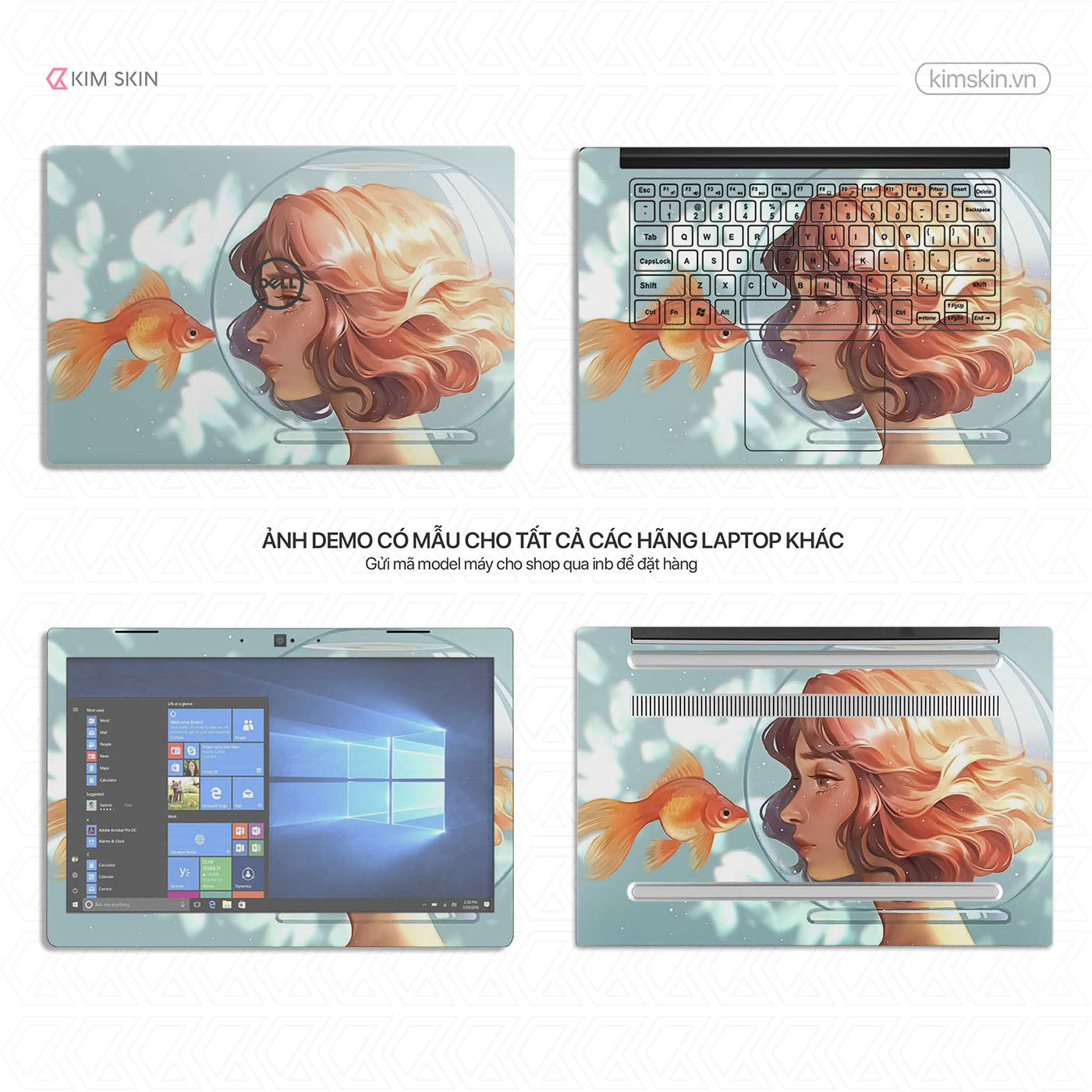 Decal dán Laptop Arh 027