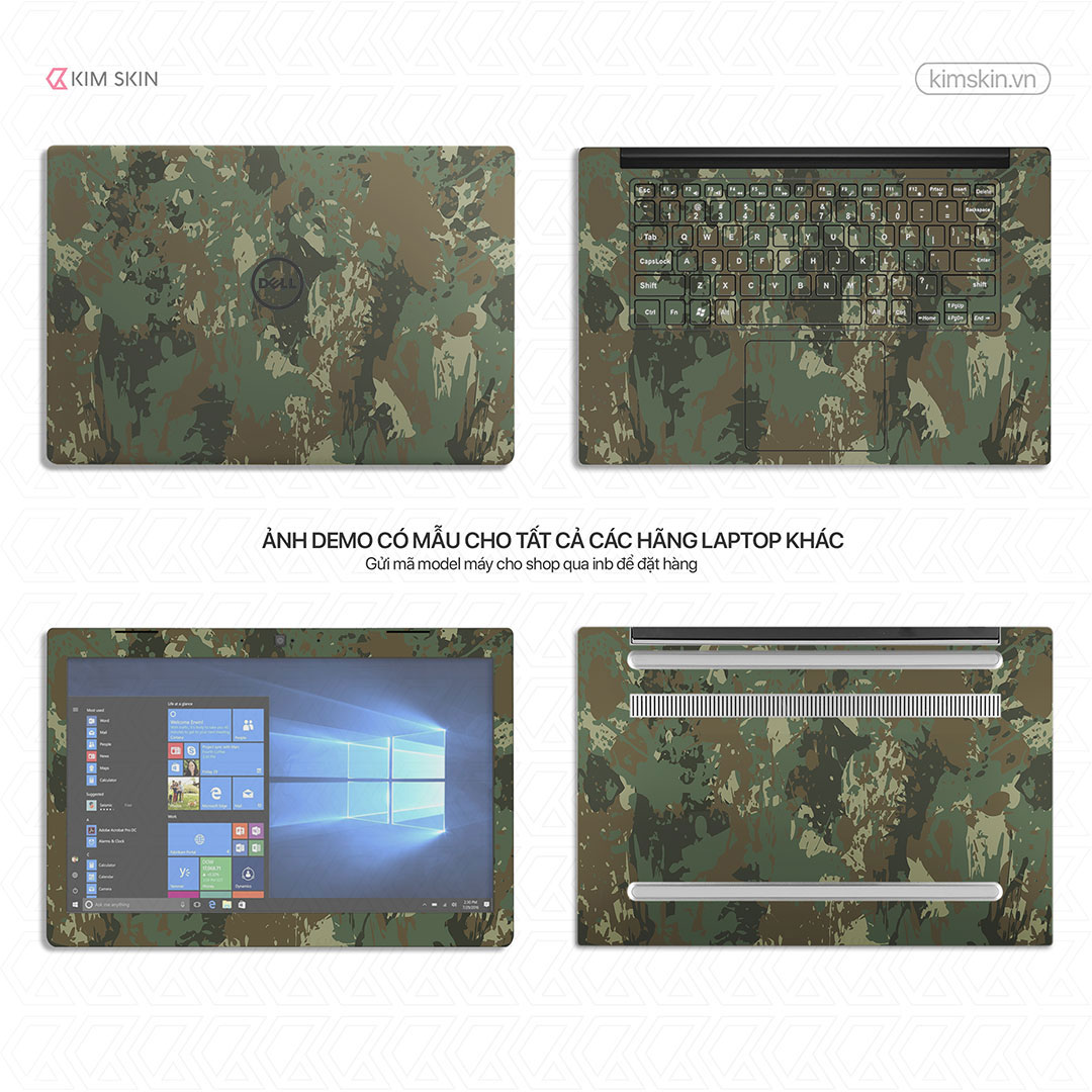 Dán decal Laptop Camo Cmh 006