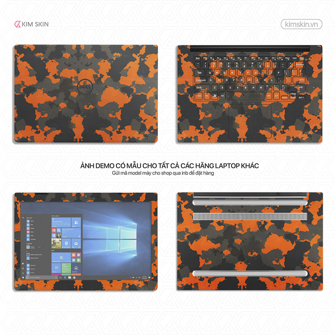Decal dán Laptop Camo Cmh 011
