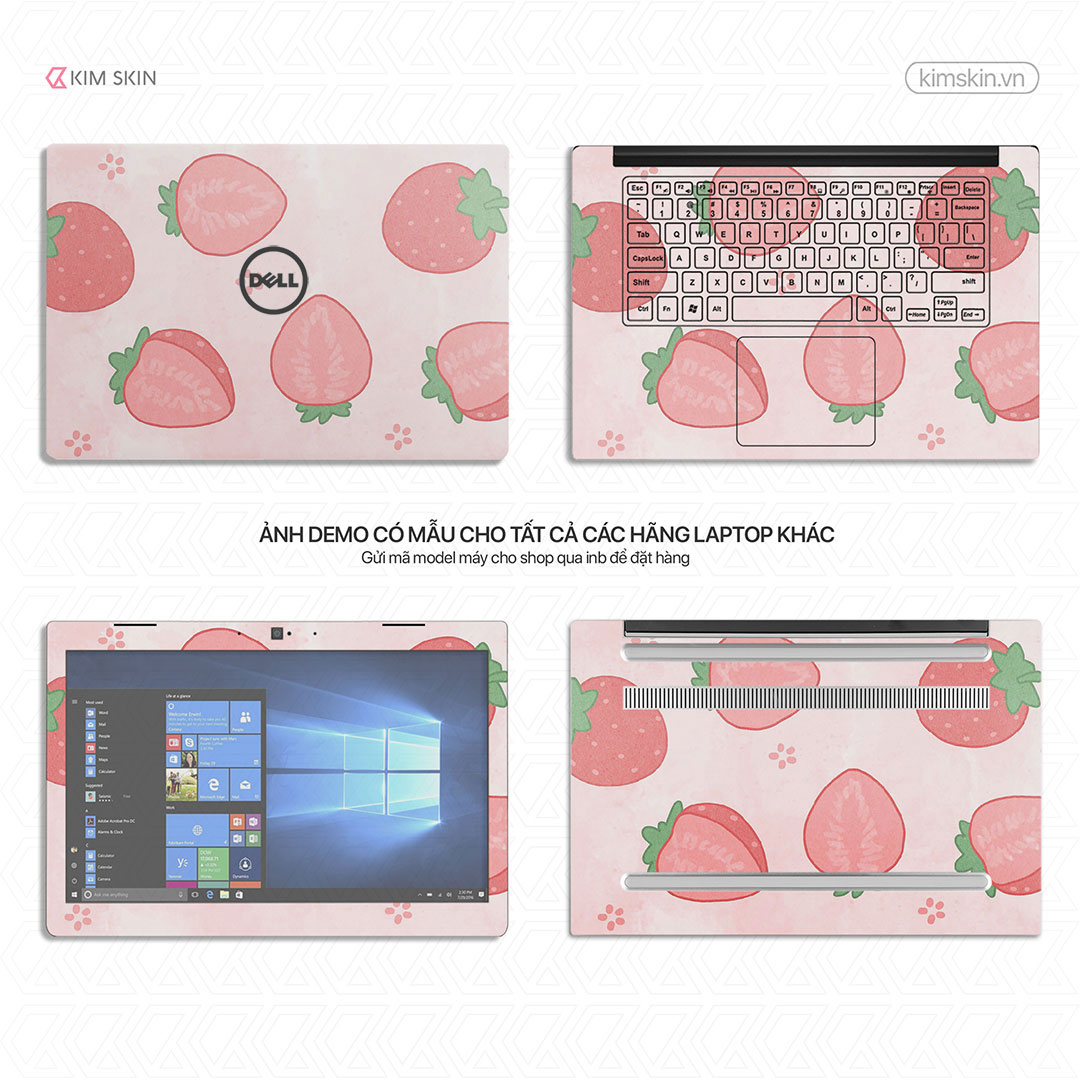 Skin Laptop Dâu tây Dtt 061