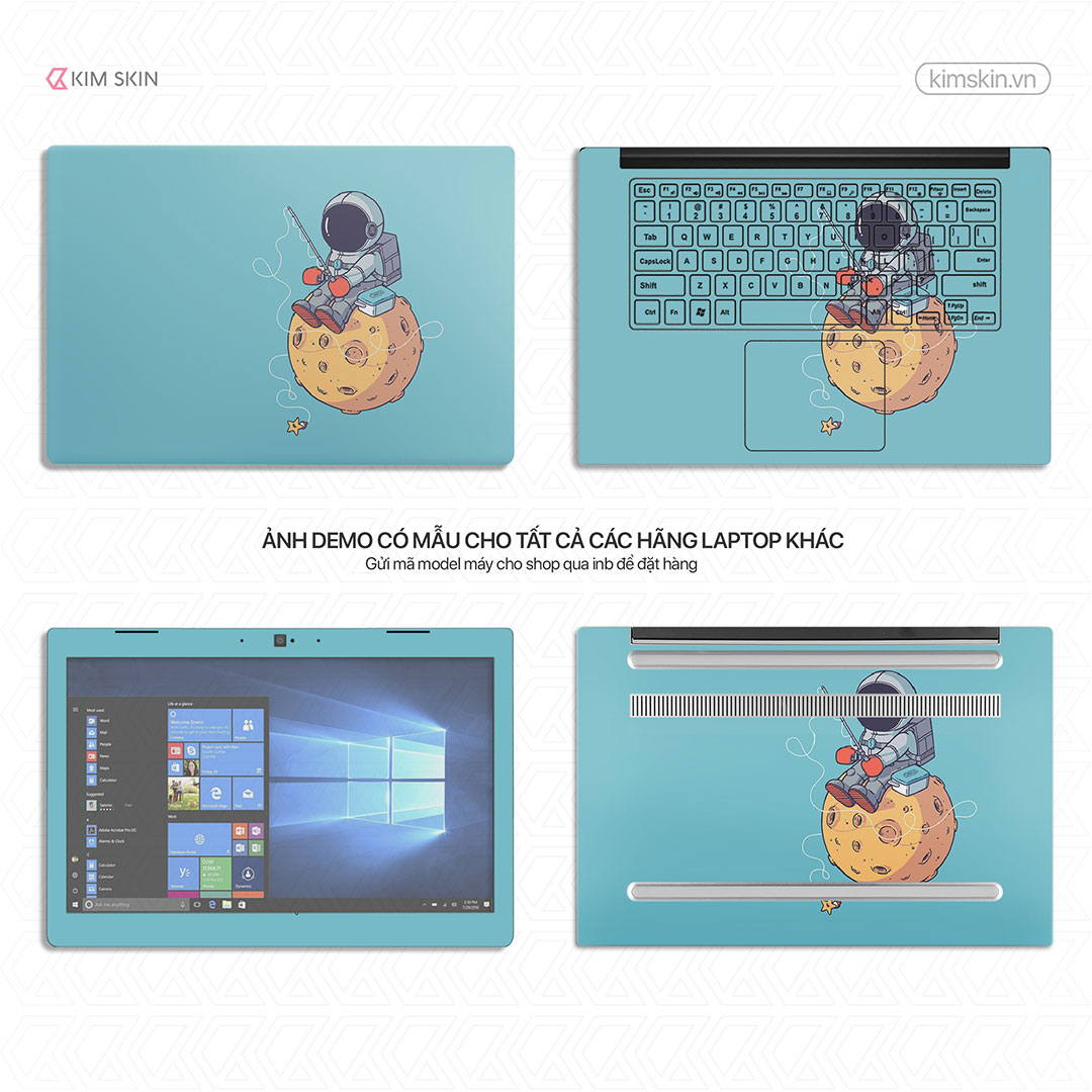 Skin Laptop Phi hành gia Dtt 114