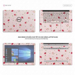 Miếng dán Decal Laptop Dâu Tây Dtt 117
