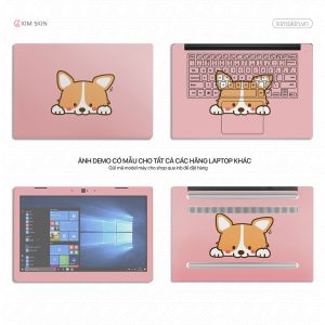 Decal dán Laptop Corgi Dtt 126