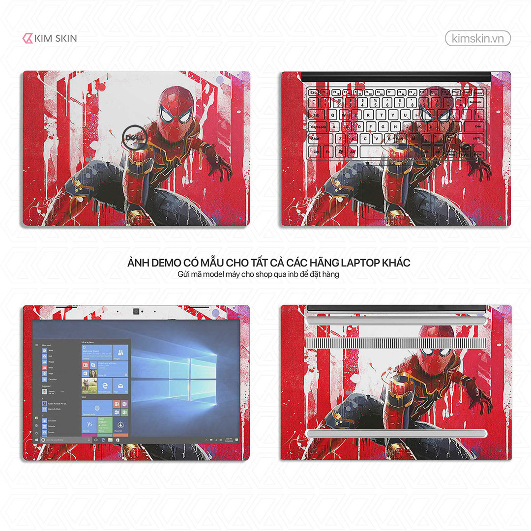 Dán decal Laptop Spider Man Mvh 001