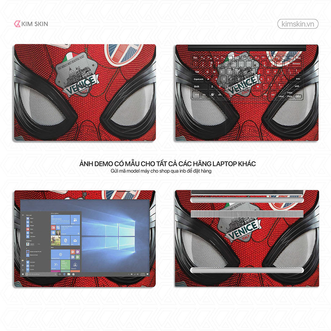 Decal dán Laptop Spider Man Mvh 002