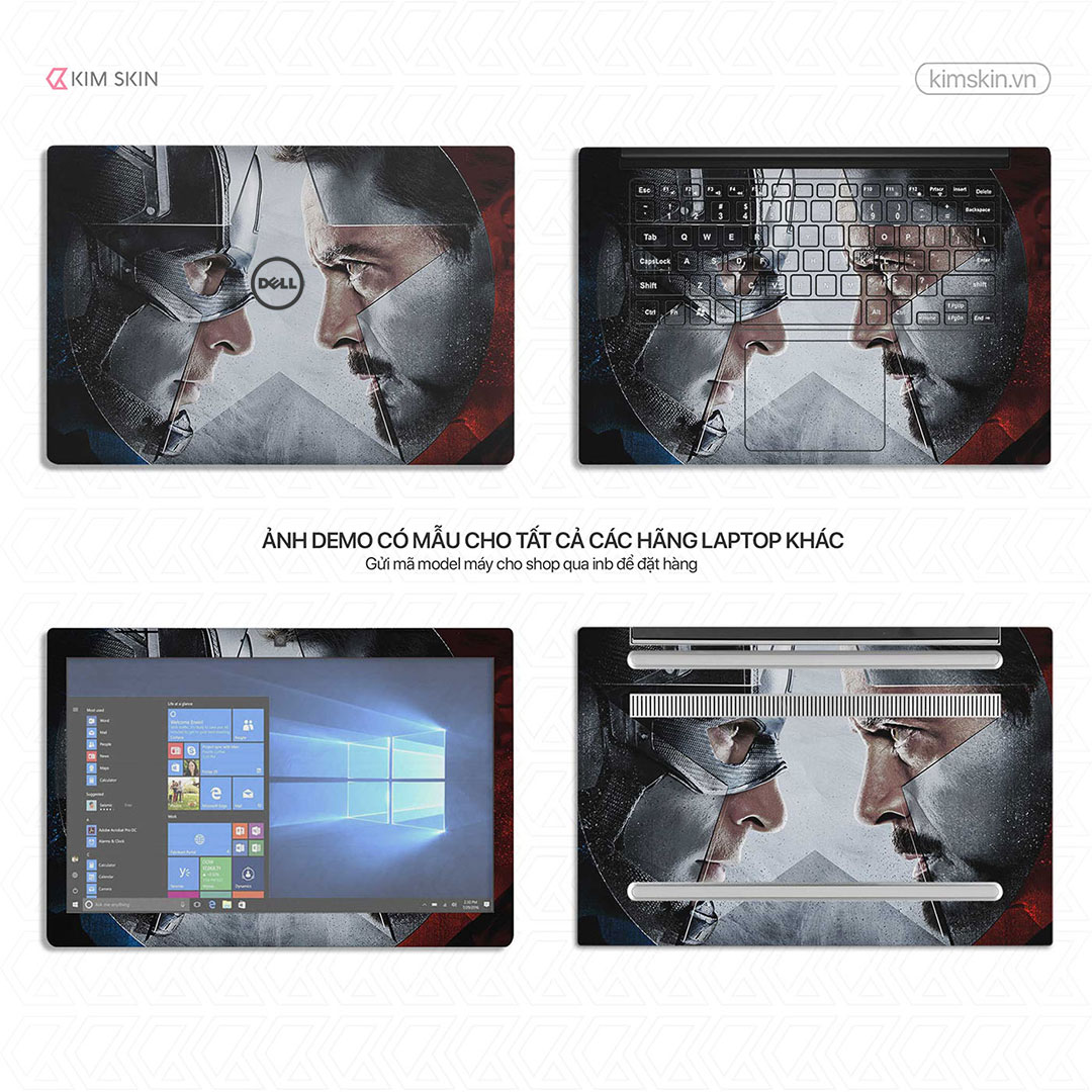 Dán decal Laptop Avengers Mvh 006