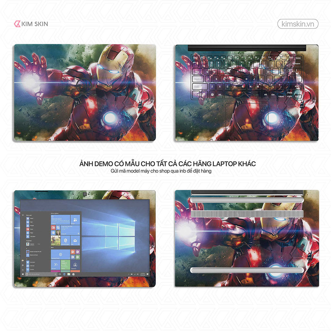 Skin Laptop Iron Man Mvh 010