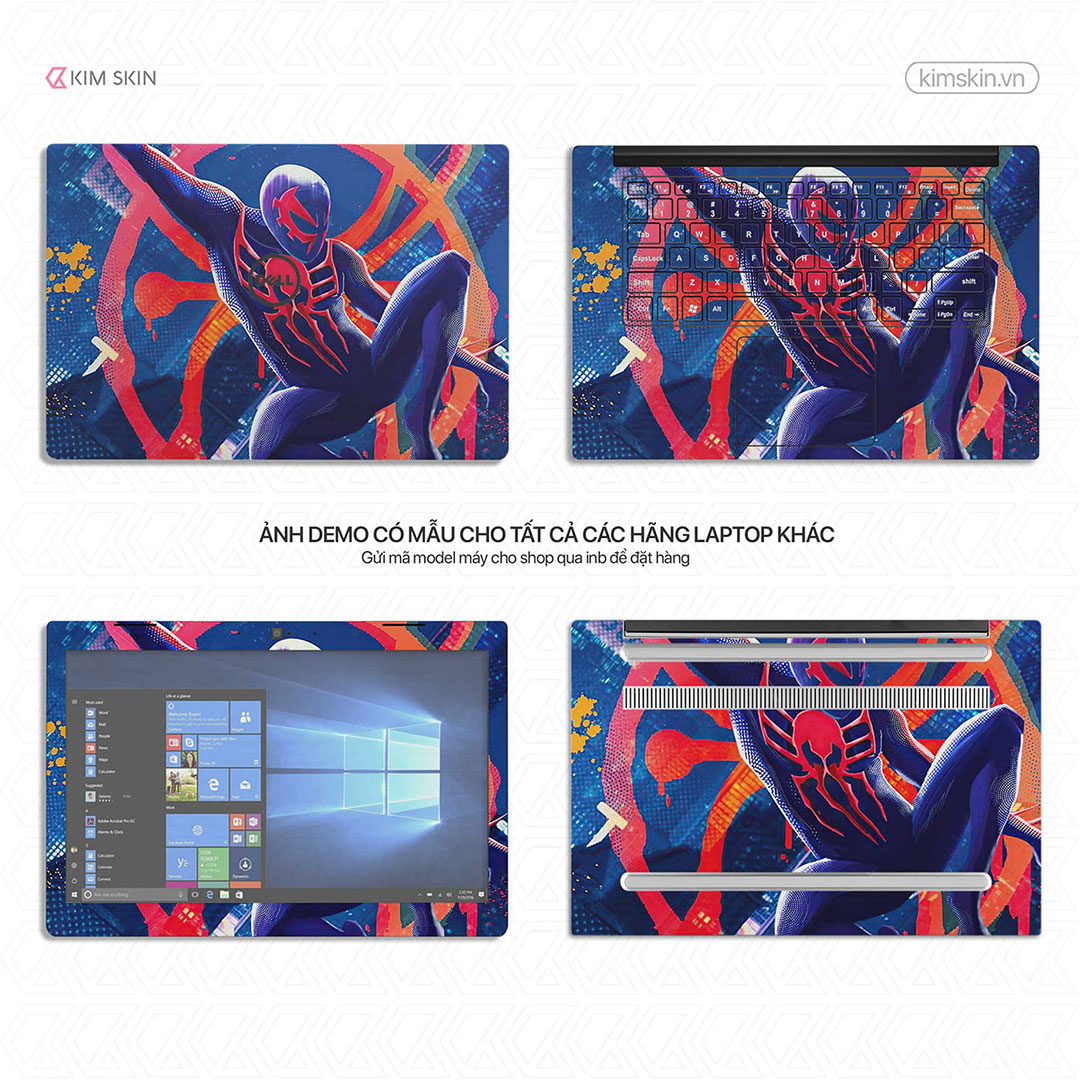 Decal dán Laptop Spider Man Mvh 011