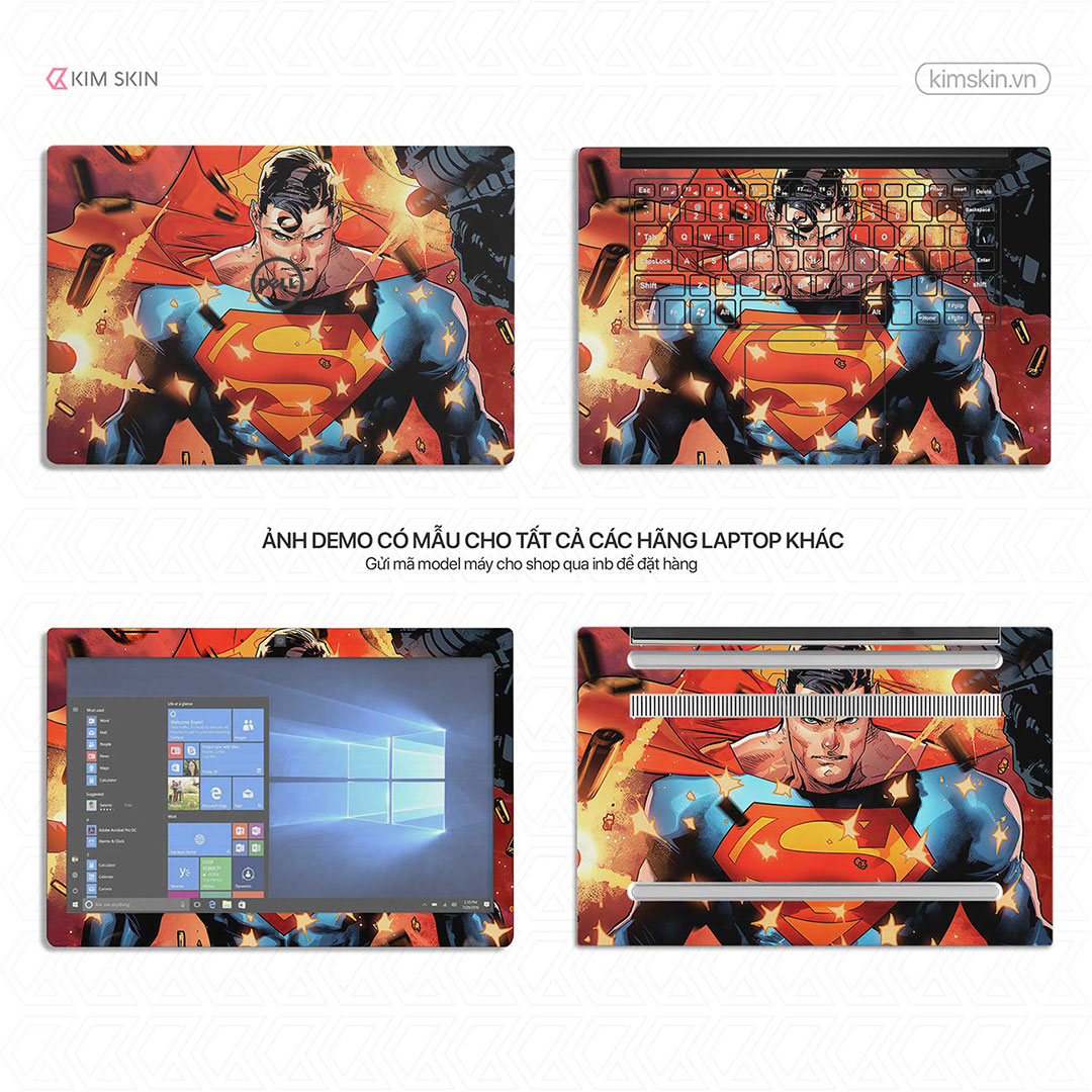 Skin Laptop Super Man Mvh 021