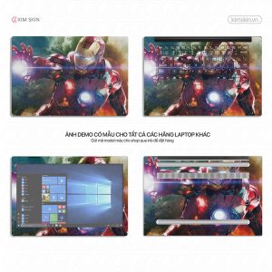 Decal dán Laptop Iron Man Mvh 032