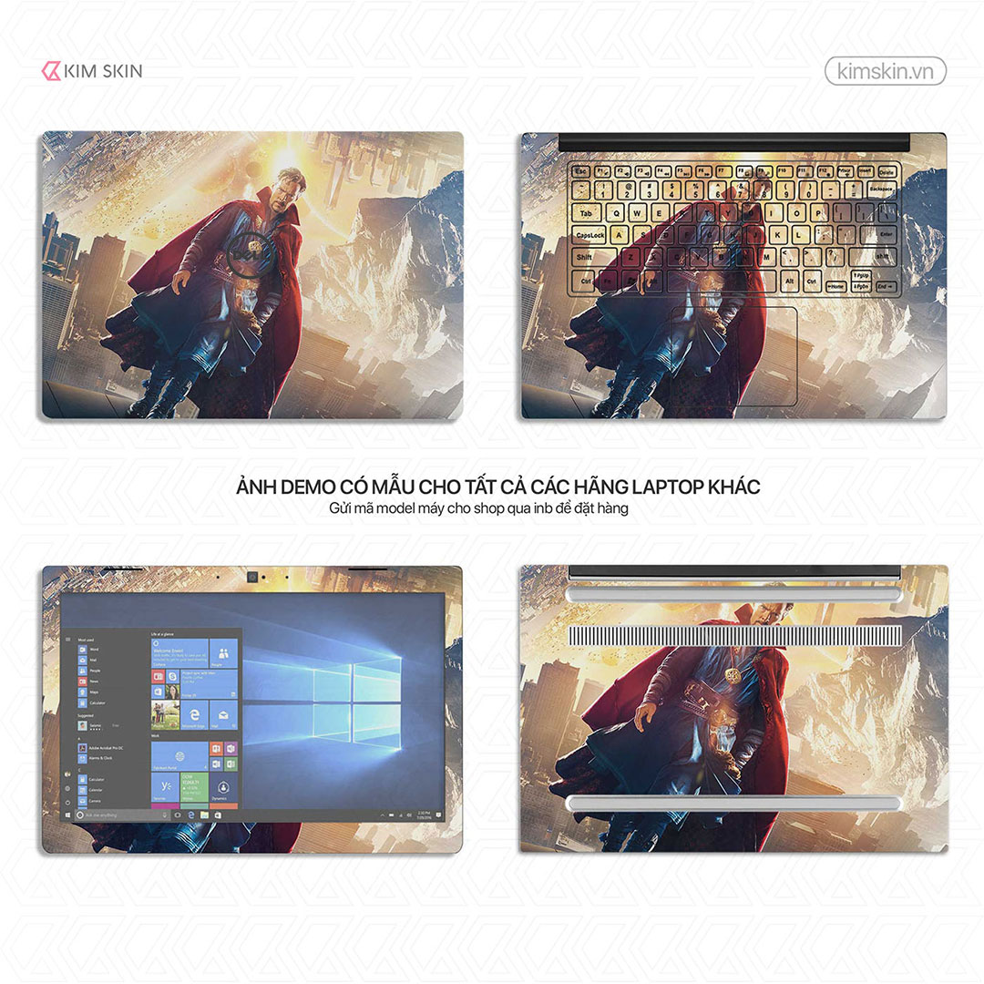 Decal Laptop Dr. Strange Mvh 044