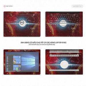 Decal dán Laptop Iron Man Mvh 047