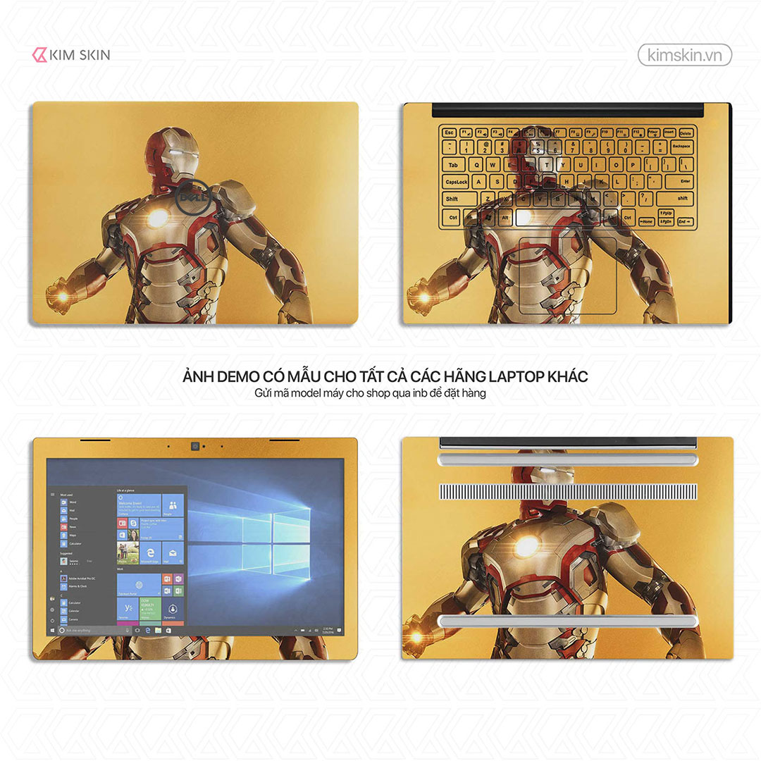 Skin Laptop Iron Man Mvh 049