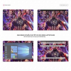 Decal dán Laptop Avengers Mvh 058