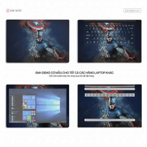 Decal Laptop Captain America Mvh 074