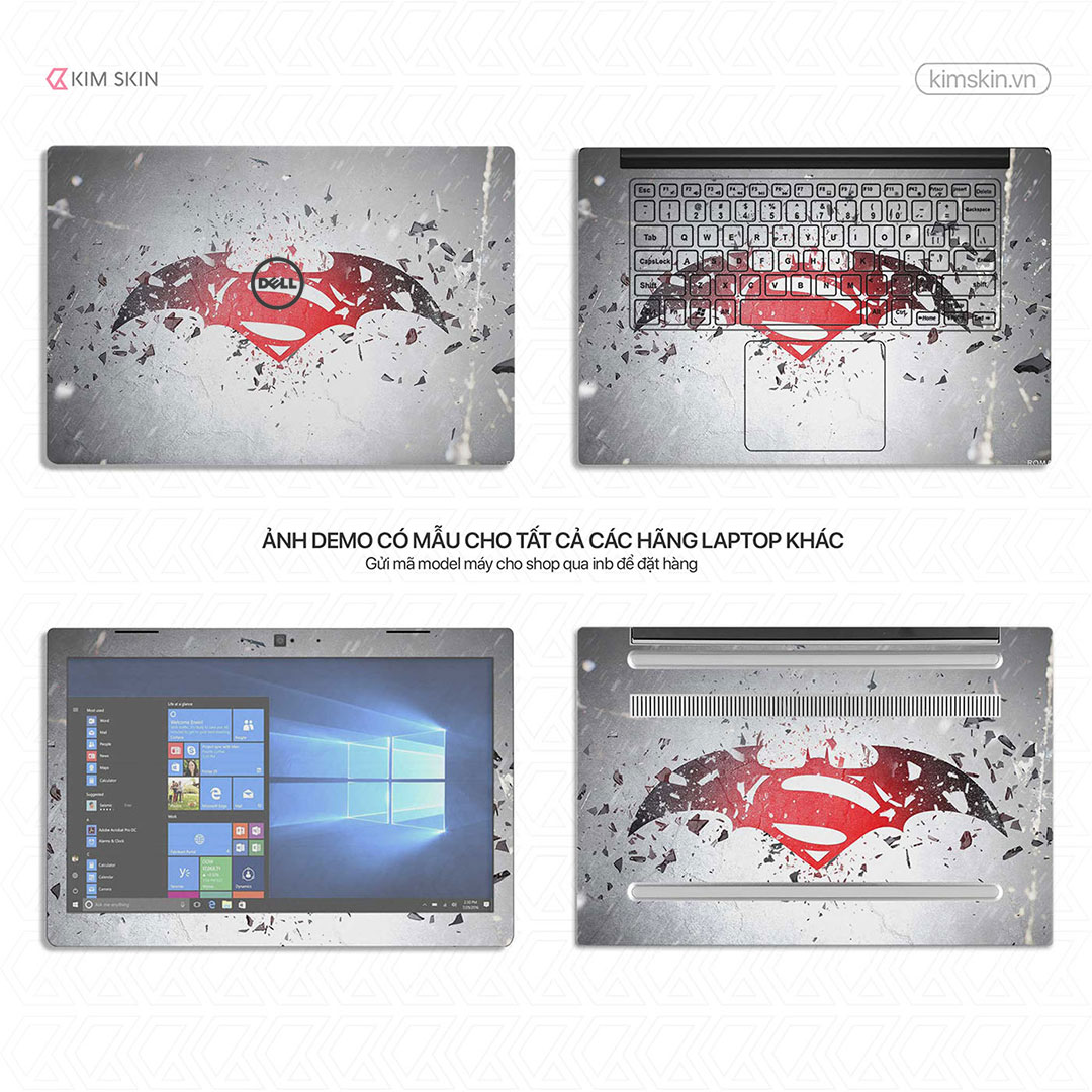 Dán decal Laptop Bat Man Mvh 078