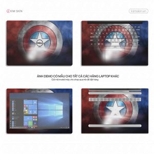 Decal dán Laptop Captain America Mvh 091