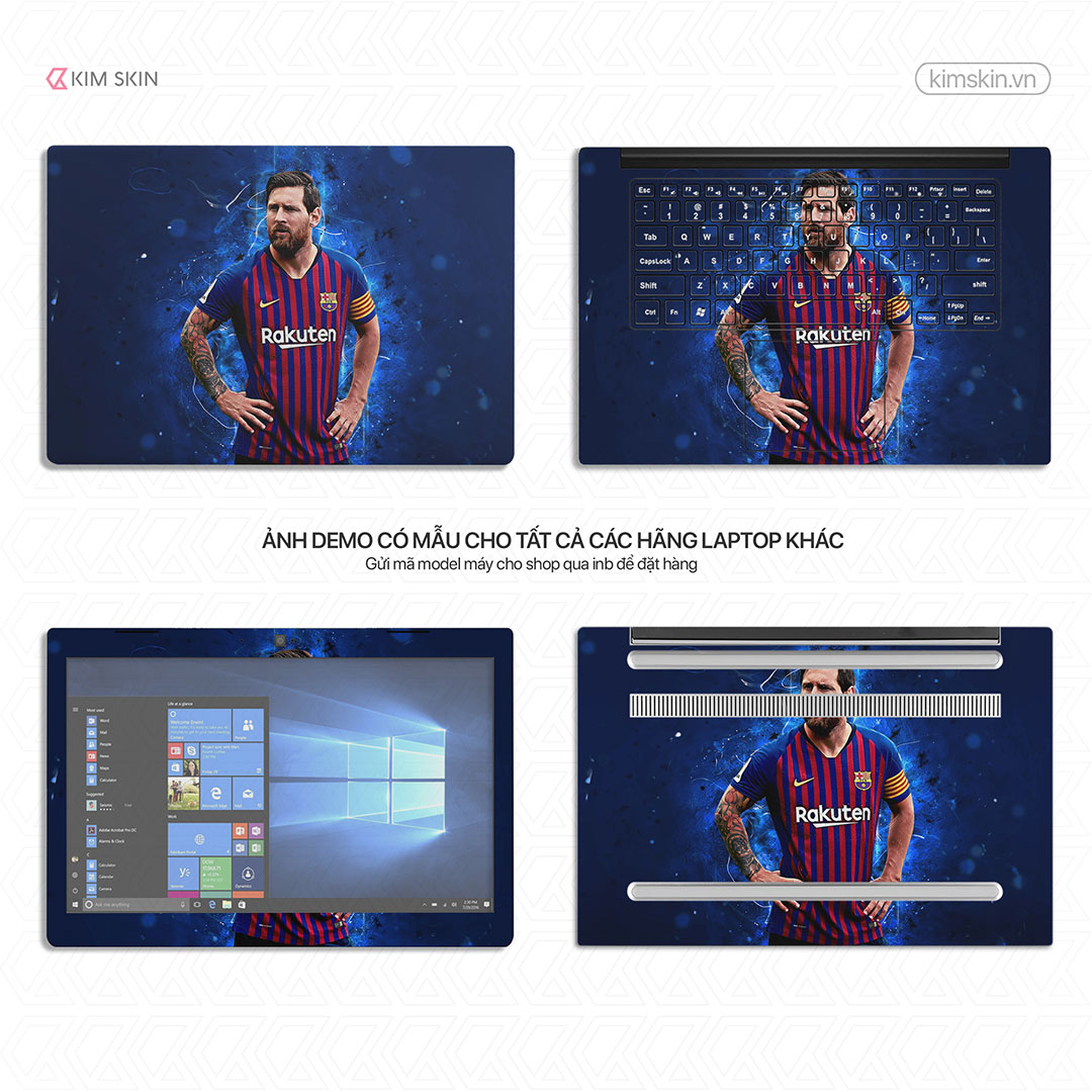 Skin Laptop Messi BĐh 033