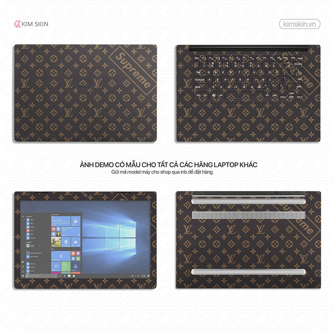Decal dán Laptop Supreme Fsh 003