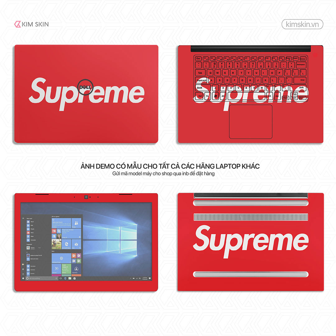 Decal Laptop Supreme Fsh 004