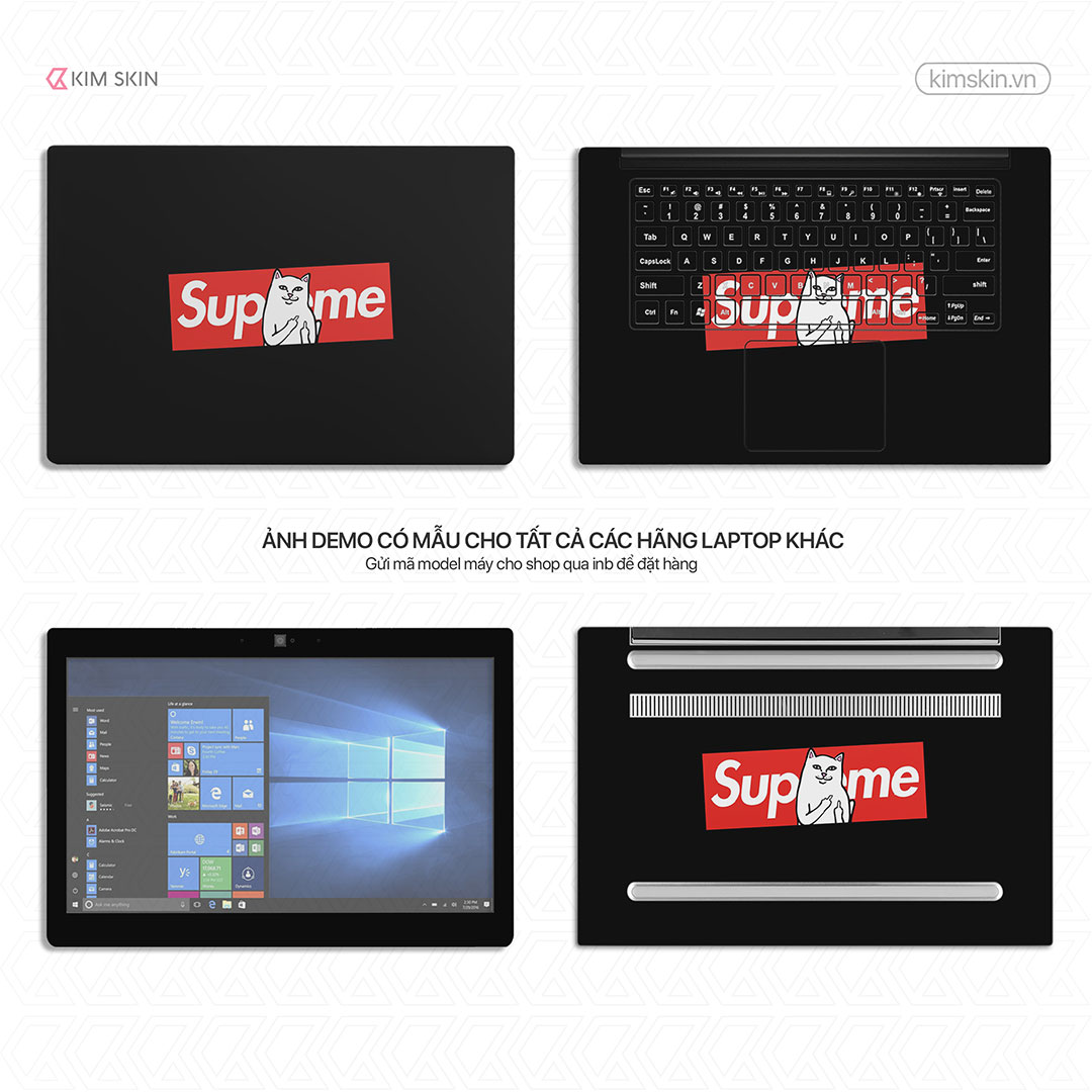Dán decal Laptop Surpeme Fsh 014