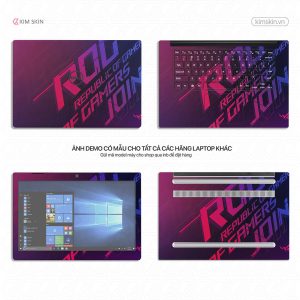 Decal dán Laptop ROG Gmt 117