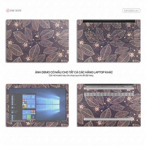 Decal Laptop hoa lá Hlh 002
