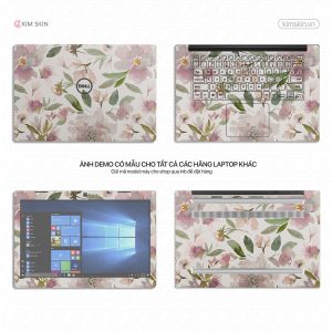 Skin Laptop hoa lá Hlh 003
