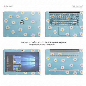 Dán decal Laptop hoa lá Hlh 008