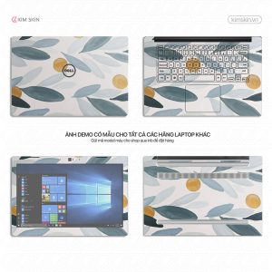 Skin Laptop hoa lá Hlh 024