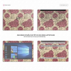 Skin Laptop hoa lá Hlh 027