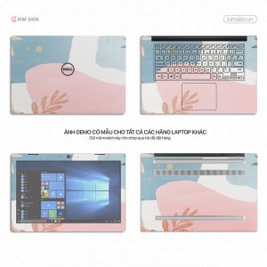 Dán decal Laptop hoa lá Hlh 033