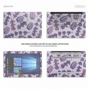 Decal Laptop hoa lá Hlh 034