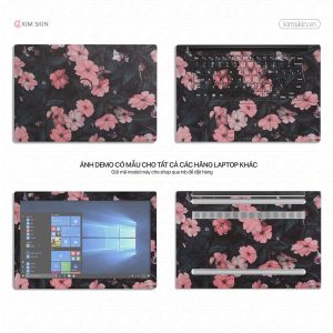 Dán decal Laptop hoa lá Hlh 035